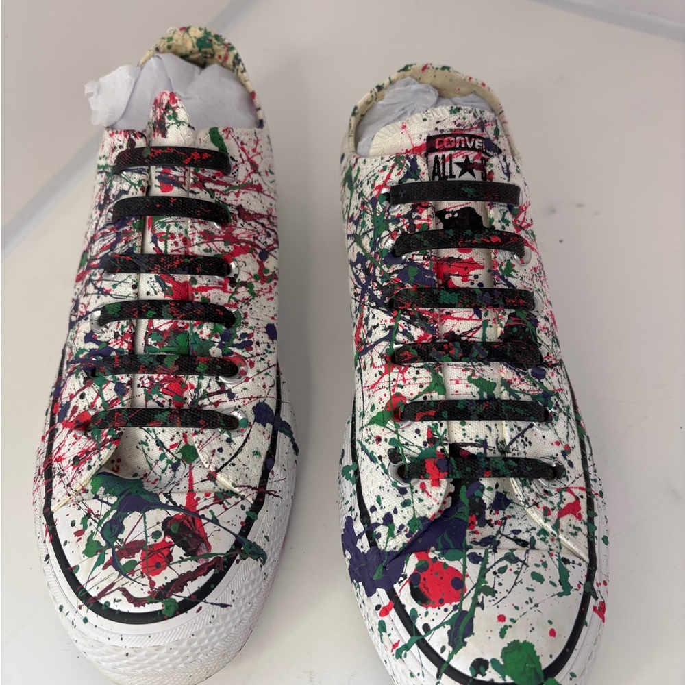 Converse Custom Splatter Sneakers